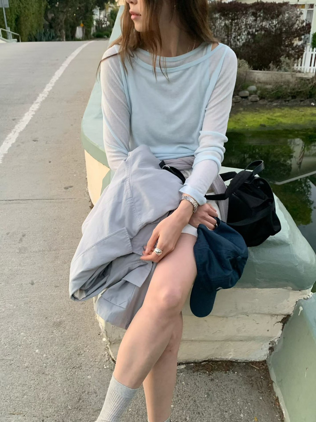 A62.柔軟糖果兩件式上衣