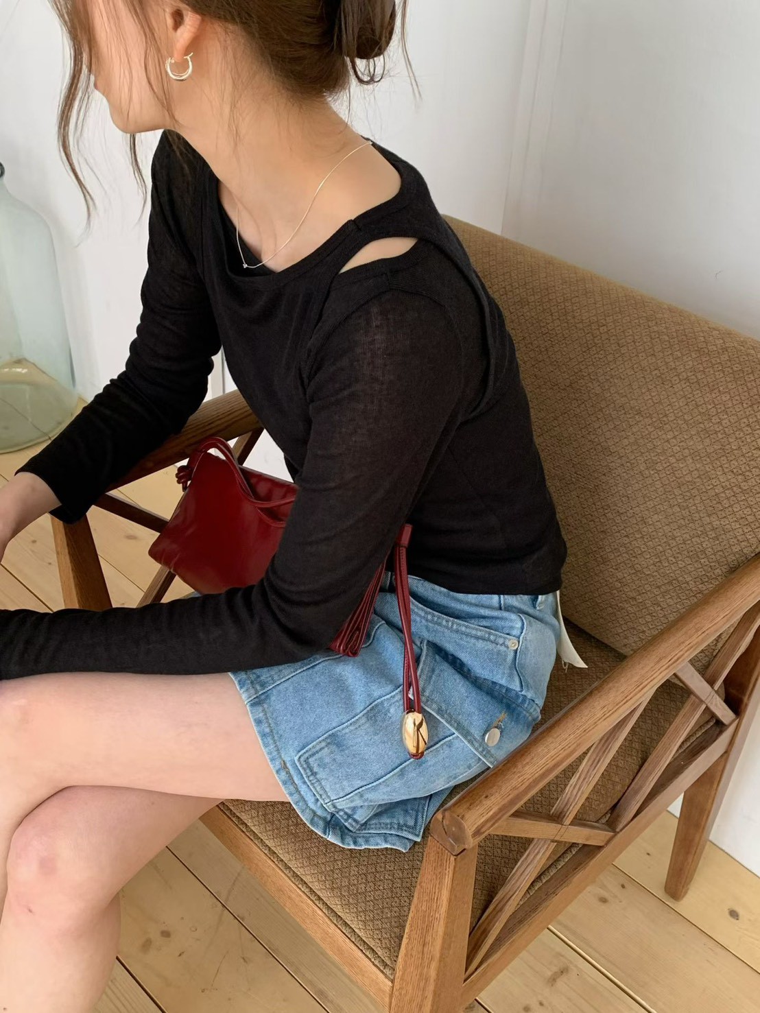 A62.柔軟糖果兩件式上衣