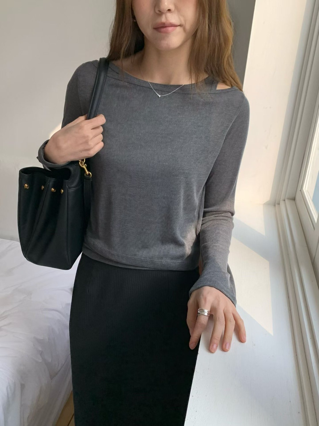 A62.柔軟糖果兩件式上衣