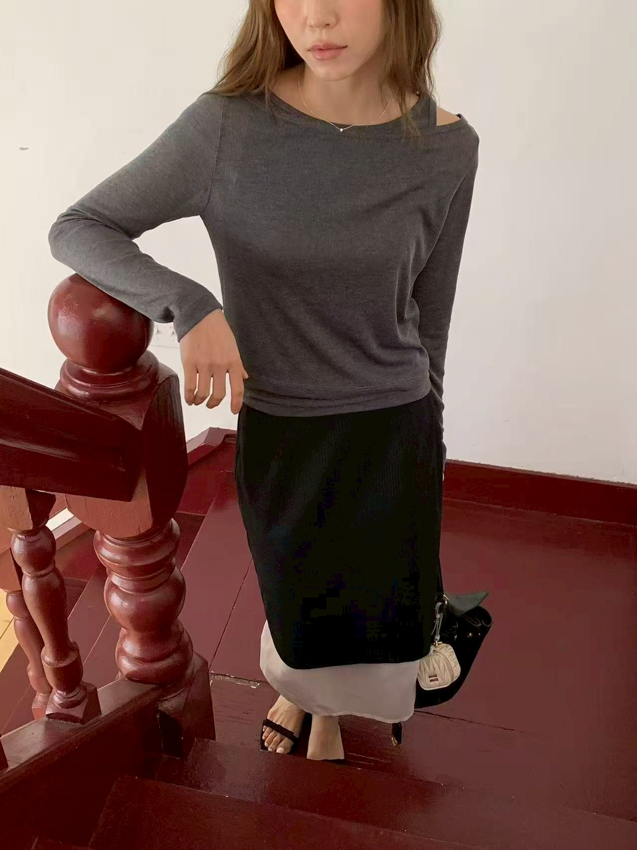 A62.柔軟糖果兩件式上衣