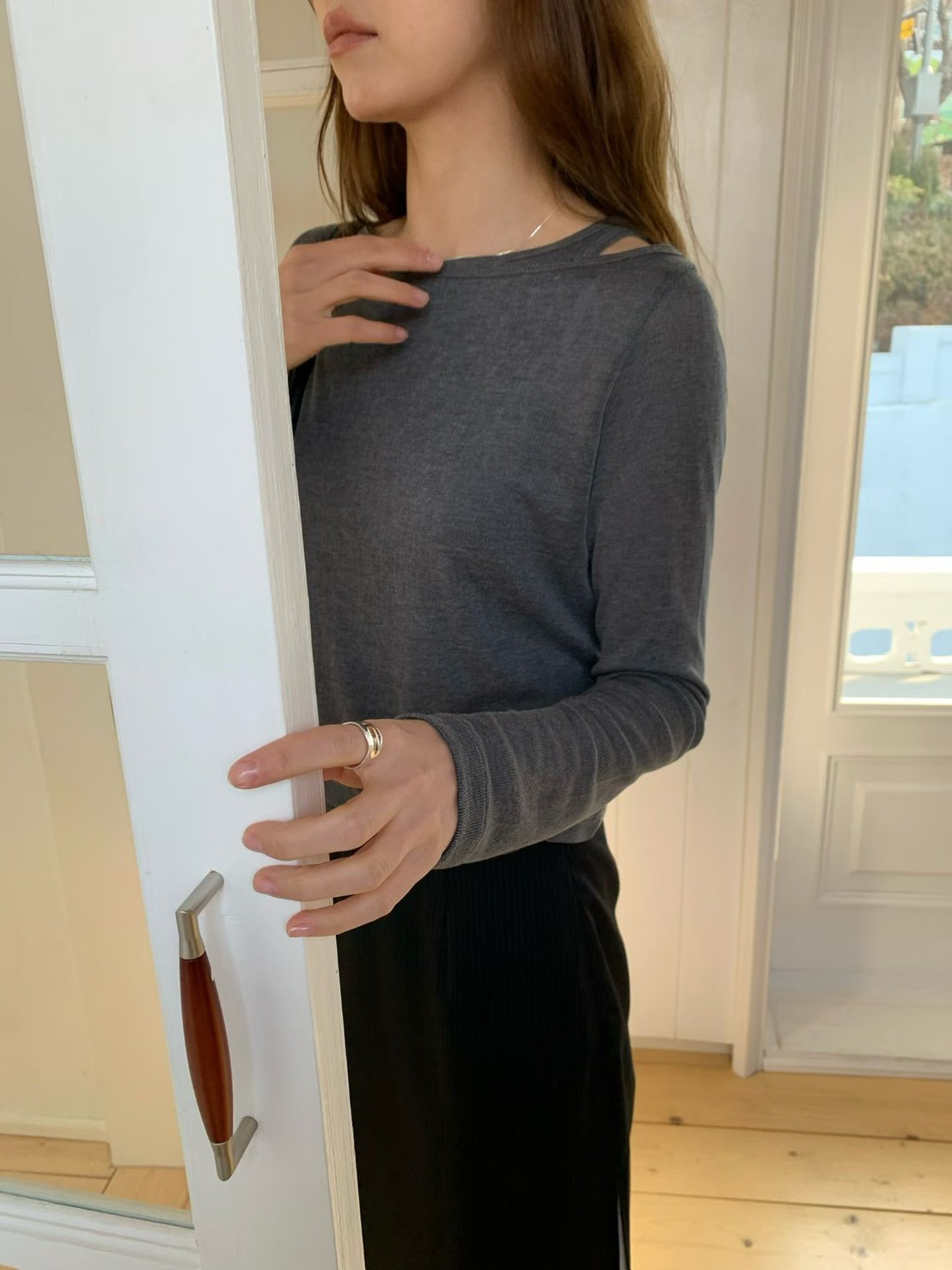 A62.柔軟糖果兩件式上衣