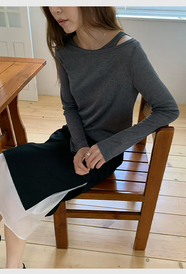 A62.柔軟糖果兩件式上衣