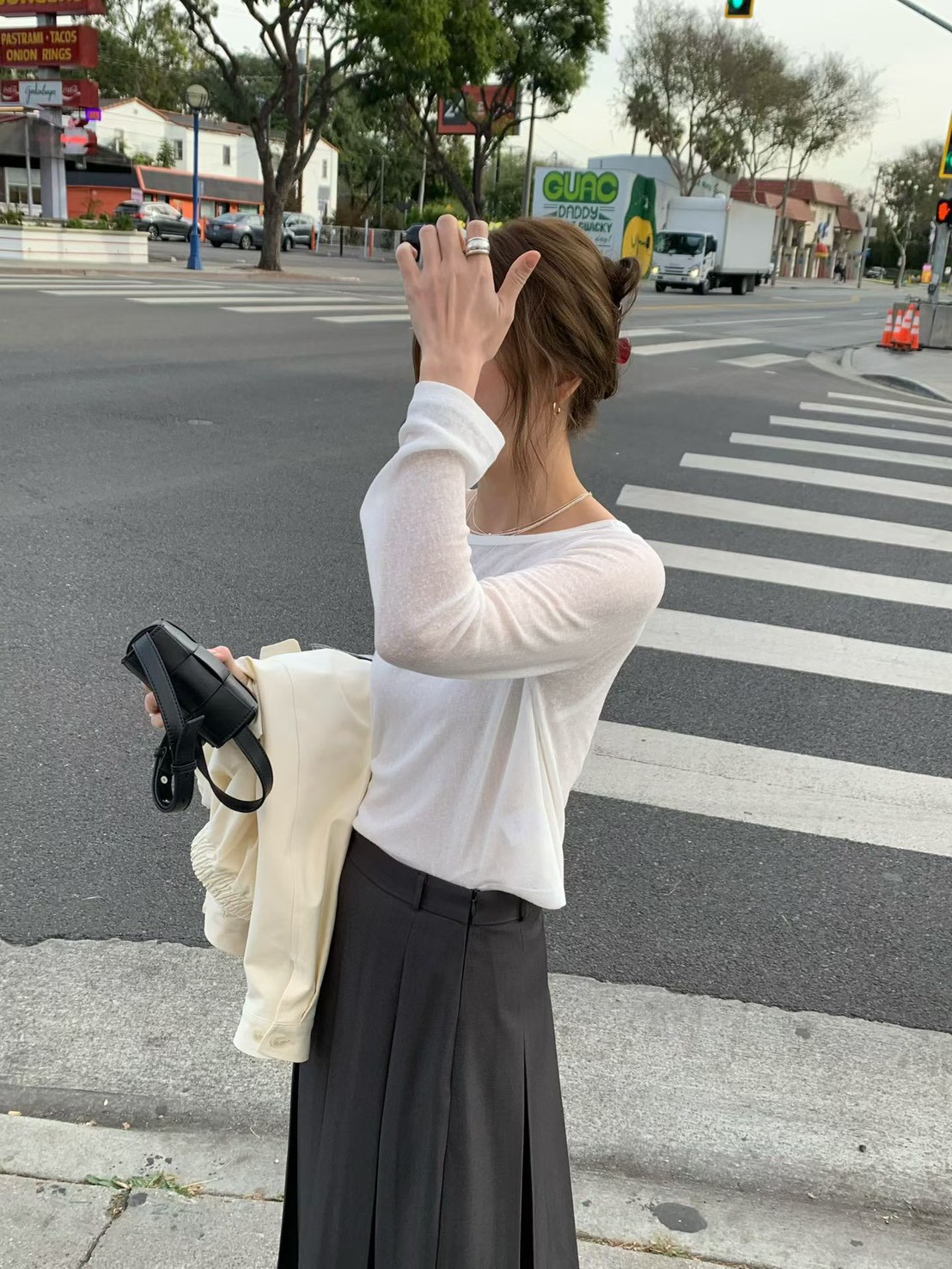 A62.柔軟糖果兩件式上衣