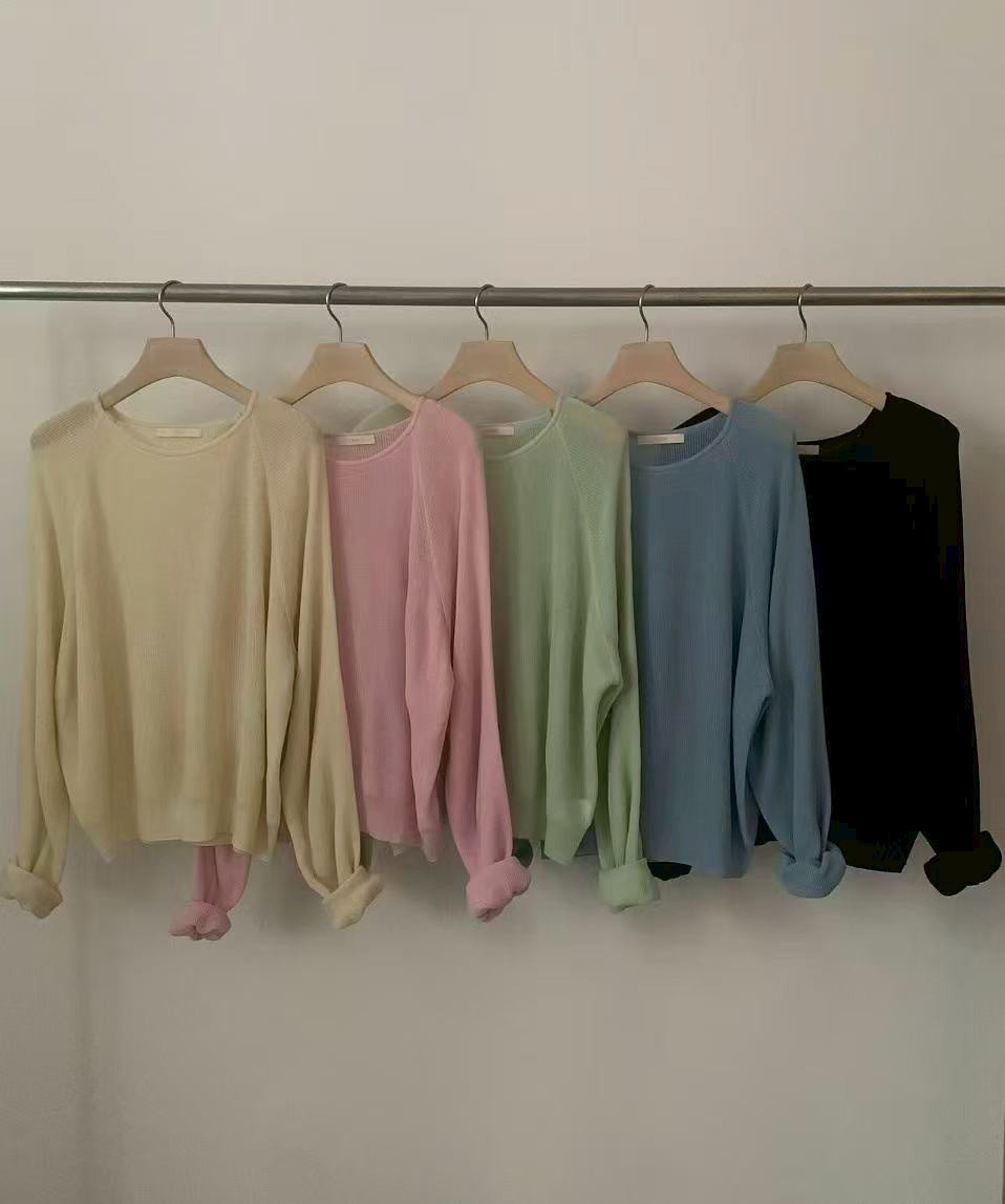 A52.可愛糖果拉克蘭針織衫