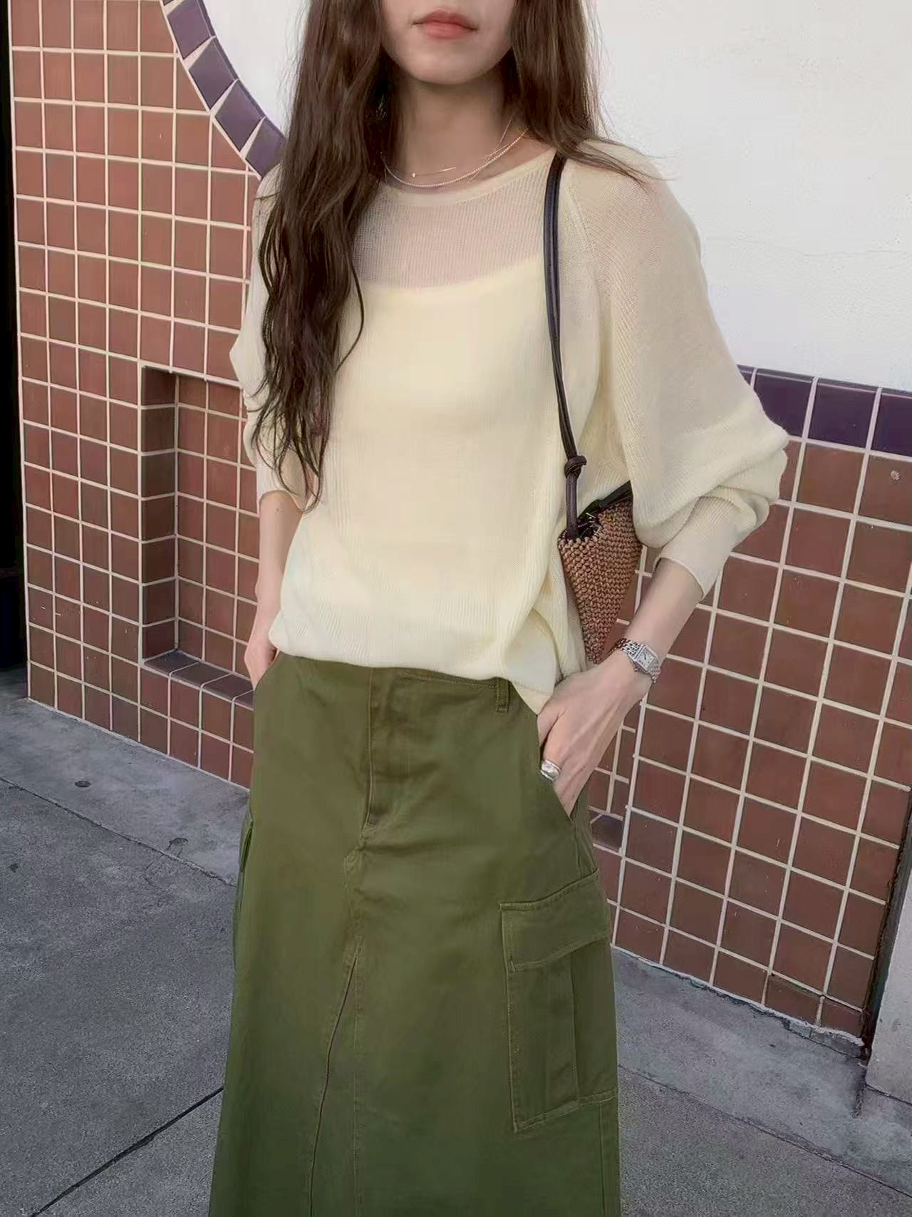 A52.可愛糖果拉克蘭針織衫