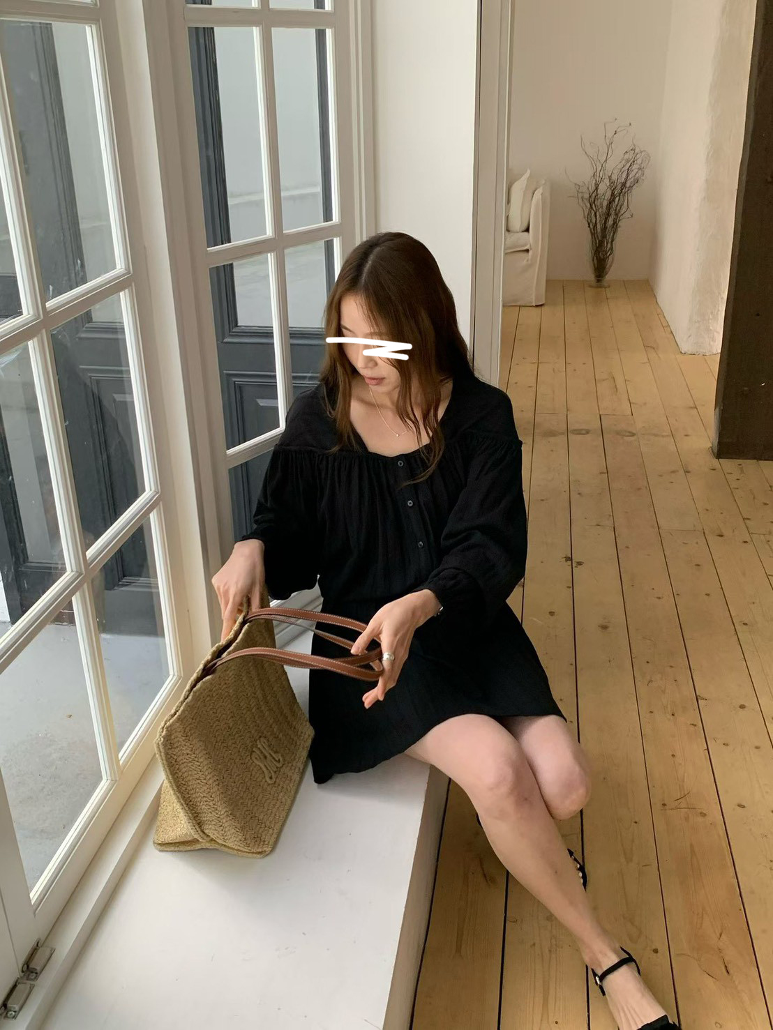 A57.緹花綁帶甜姐兒罩衫