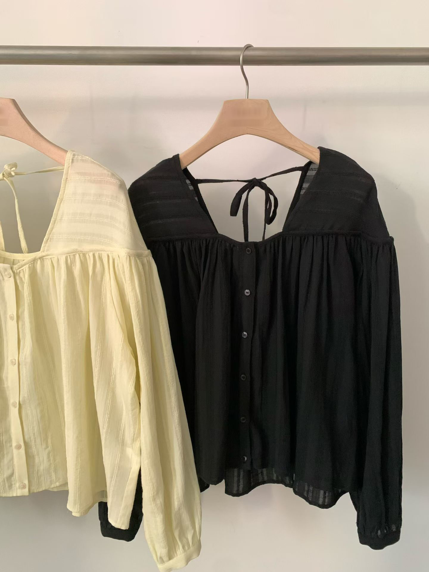 A57.緹花綁帶甜姐兒罩衫