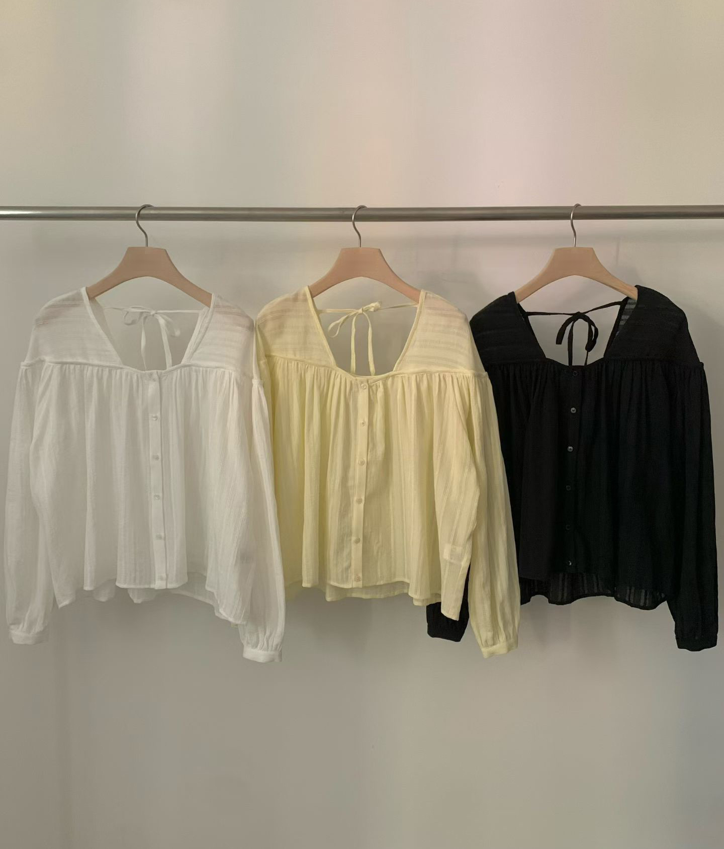 A57.緹花綁帶甜姐兒罩衫