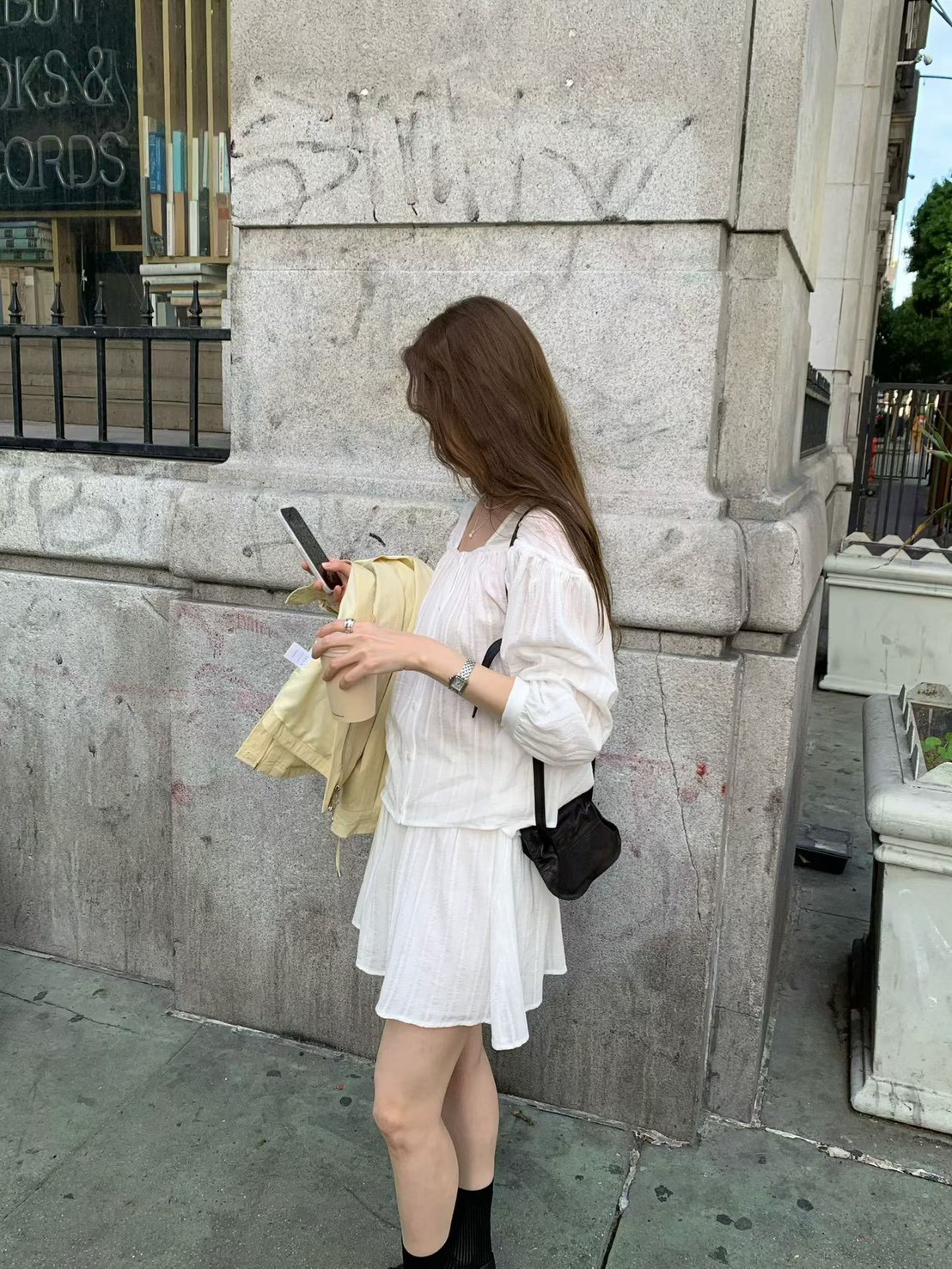 A57.緹花綁帶甜姐兒罩衫