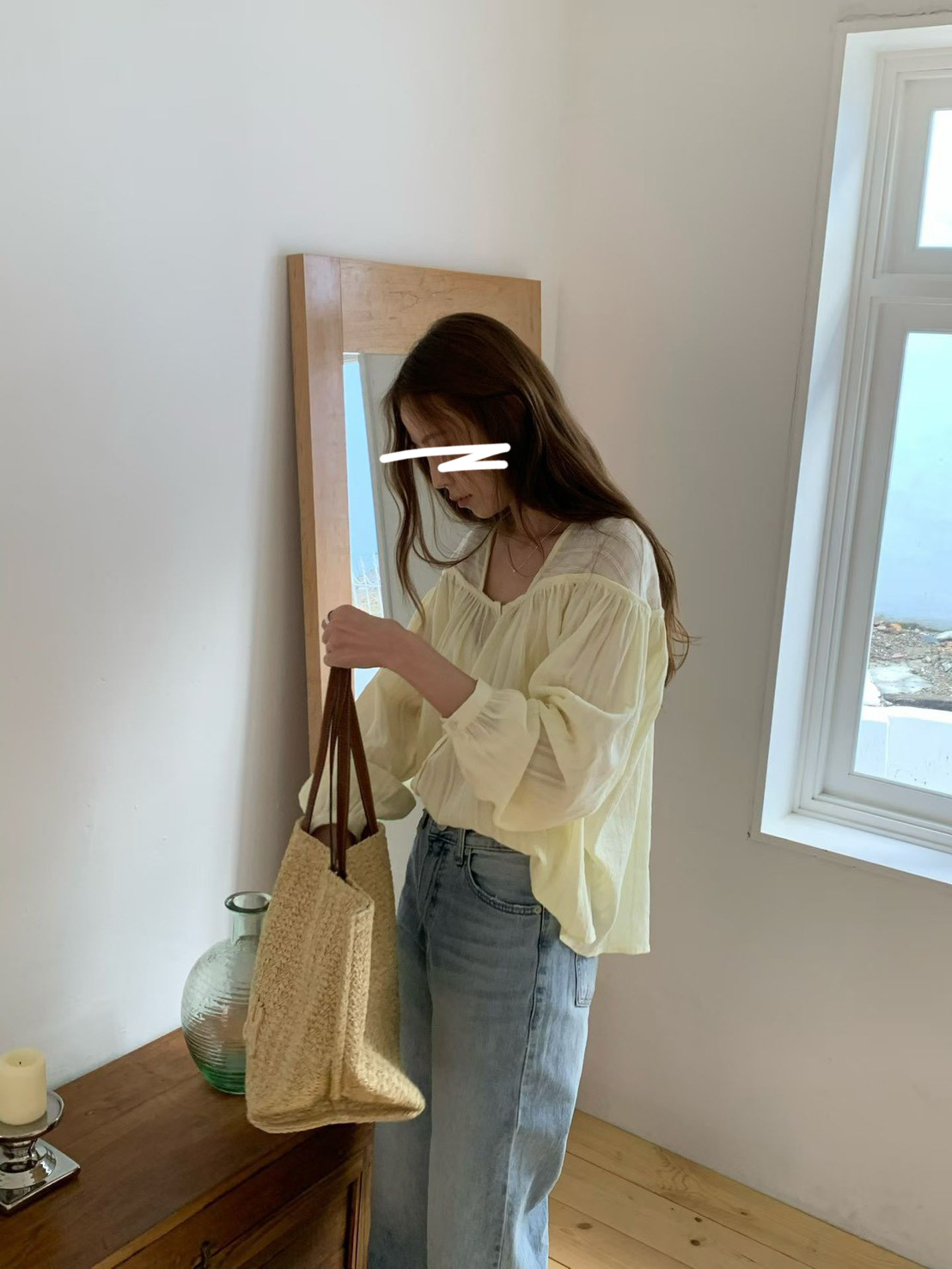 A57.緹花綁帶甜姐兒罩衫