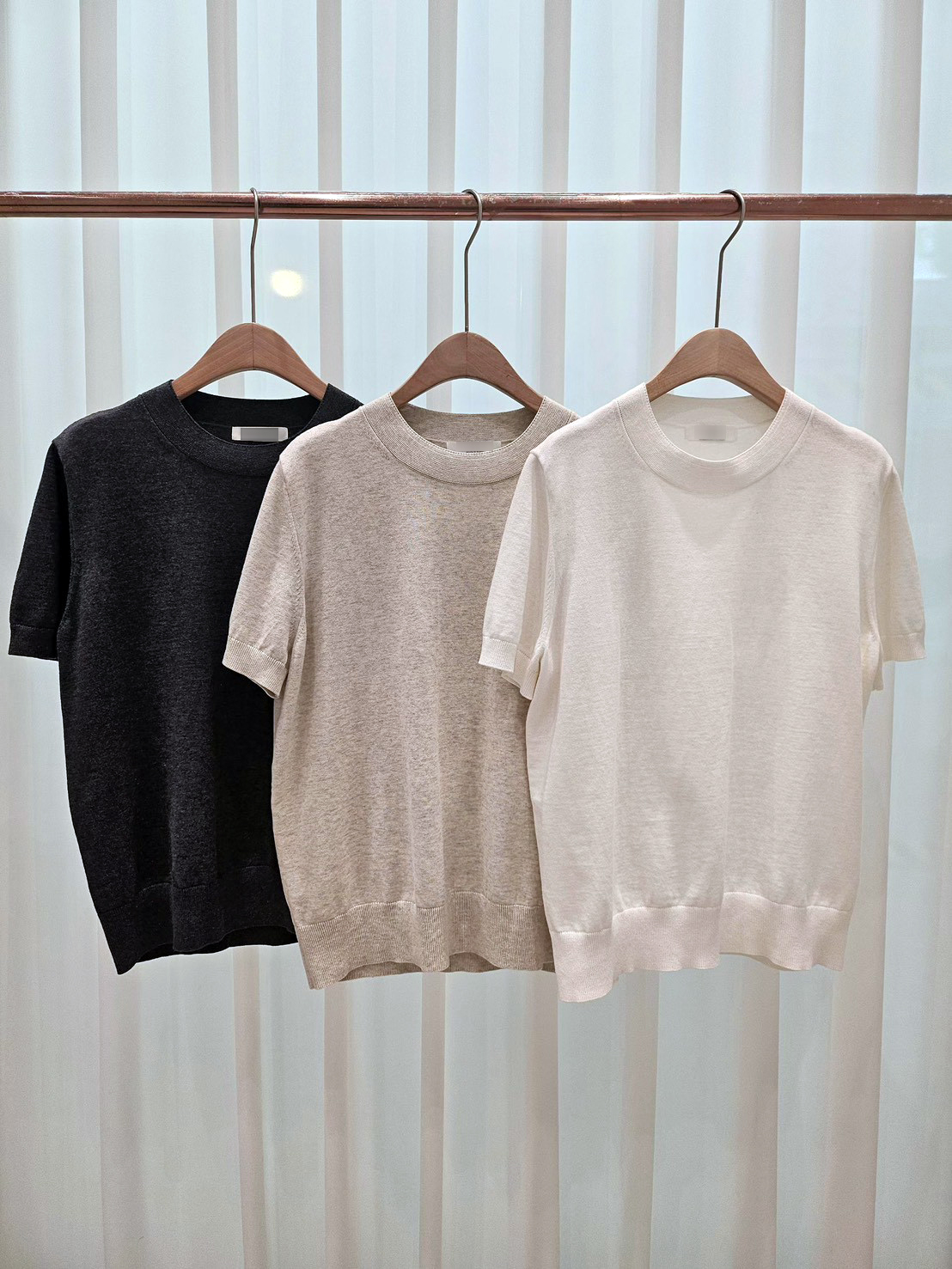 A80.星星家100%棉圓領針織衫