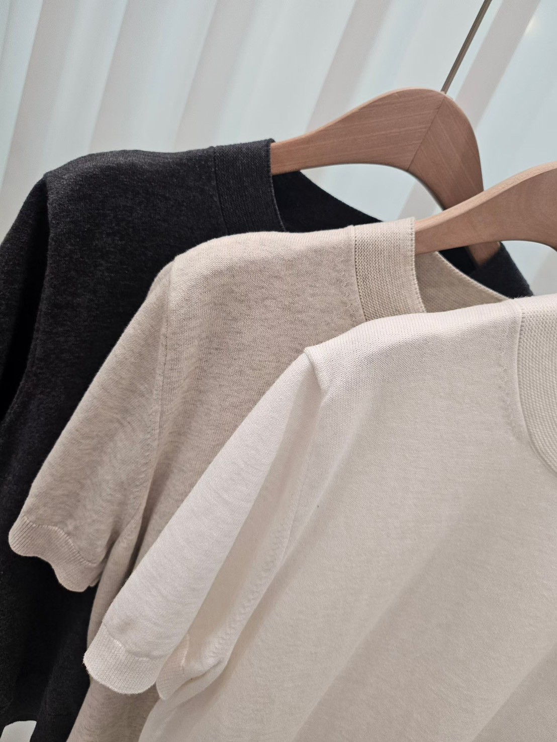 A80.星星家100%棉圓領針織衫