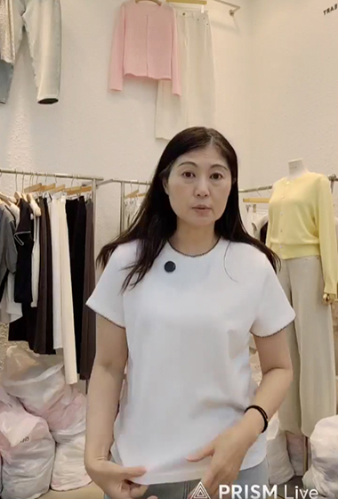 A81.星星家滾邊車線圓領TEE