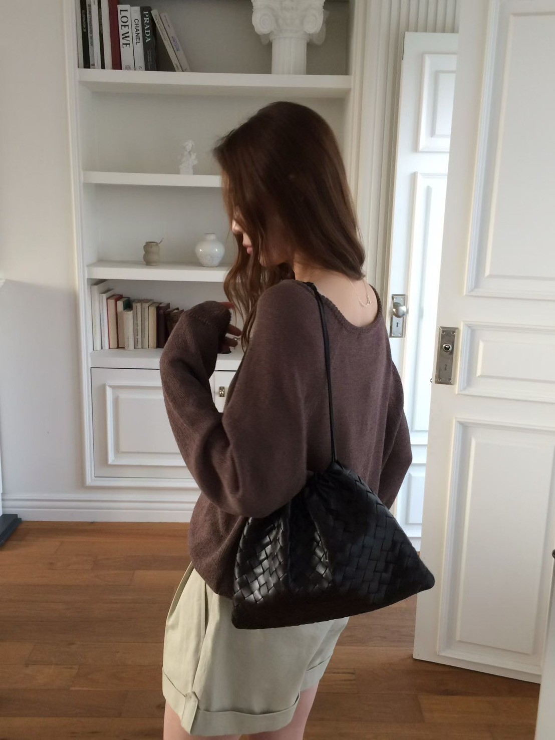 B33.透氣亞麻拉克蘭針織衫