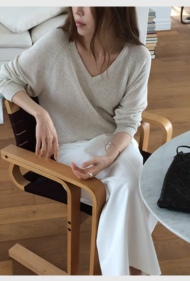 B33.透氣亞麻拉克蘭針織衫