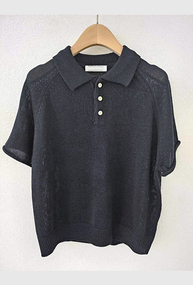 B119.星星家透氣POLO針織衫