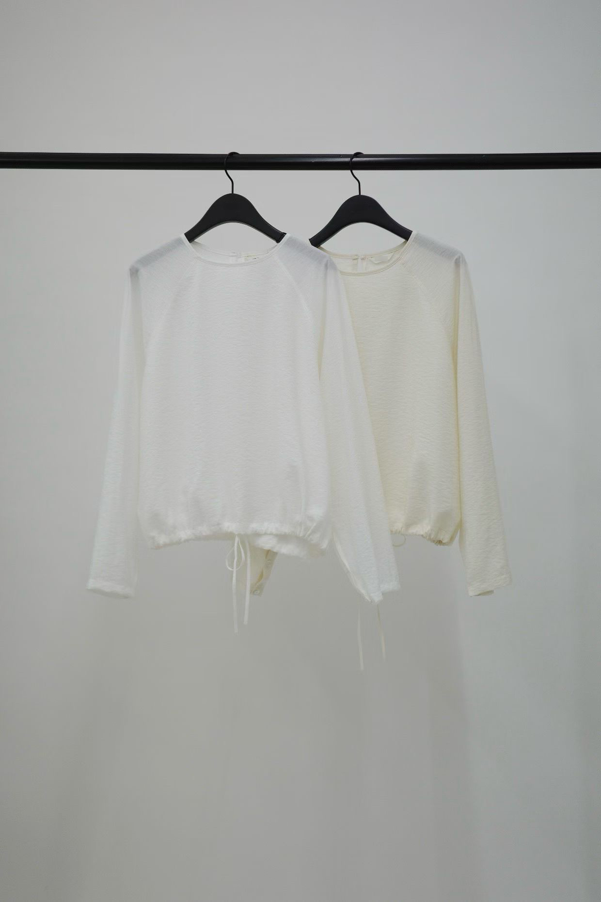 B79.纖瘦家可愛下擺縮口罩衫