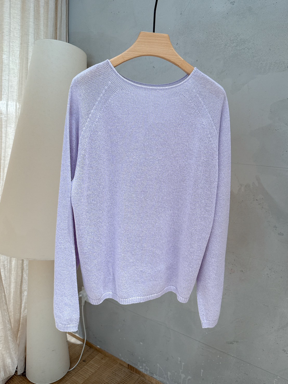 B105.粉嫩女孩百搭針織衫