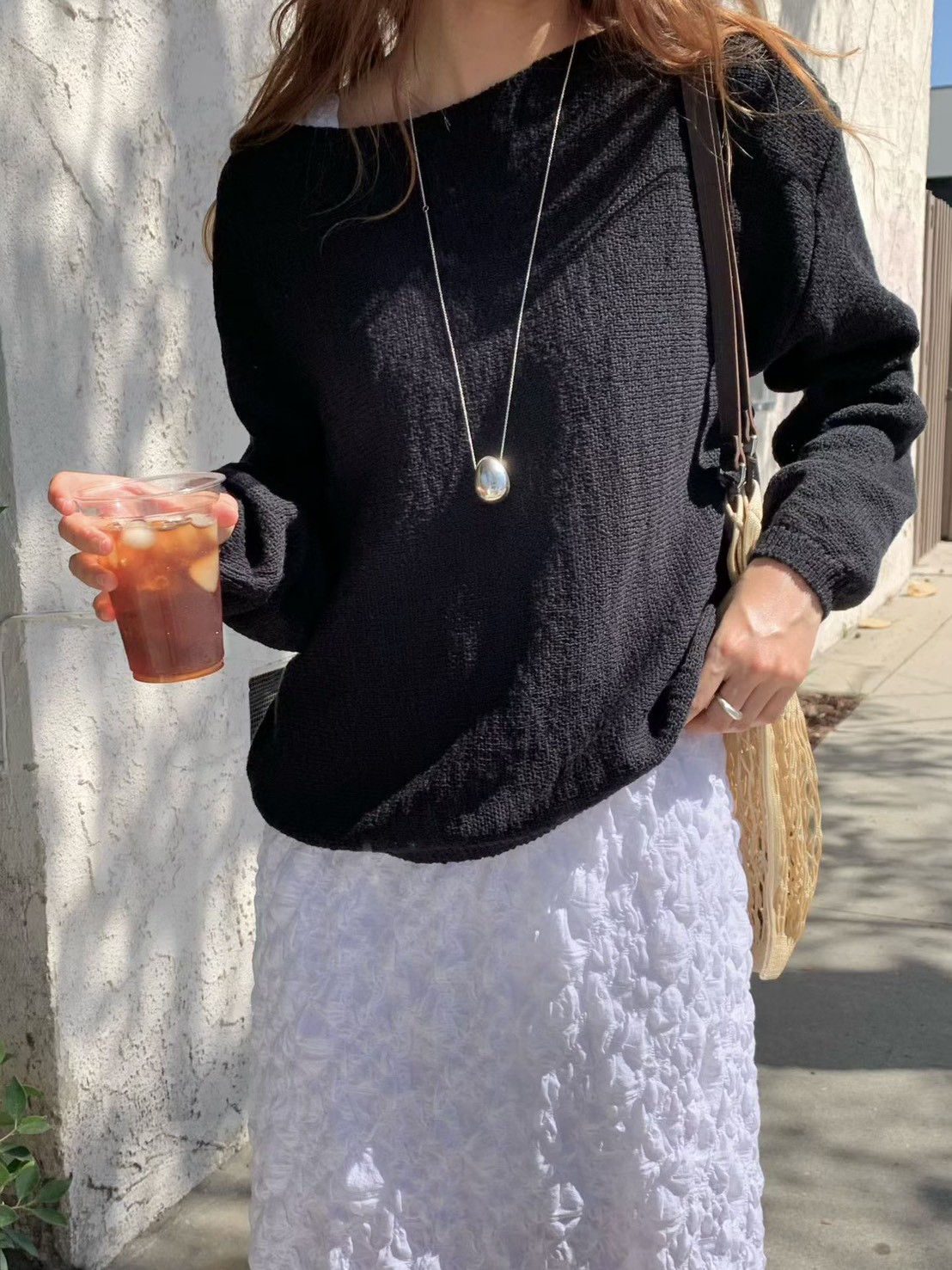 B28.大V家扁領優雅針織衫