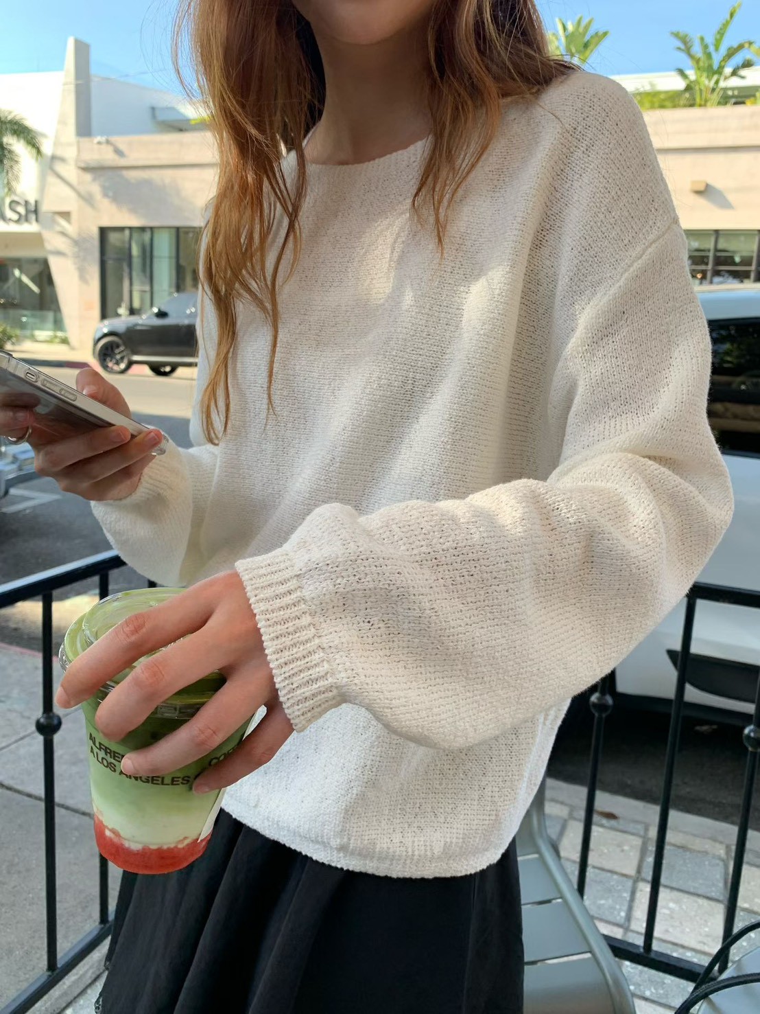 B28.大V家扁領優雅針織衫
