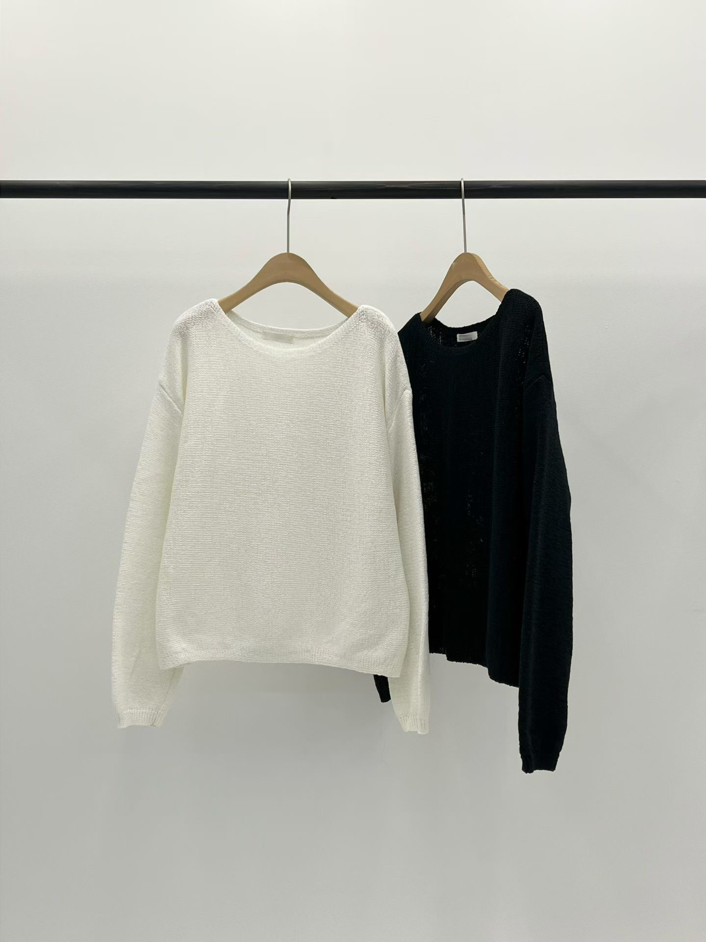 B28.大V家扁領優雅針織衫