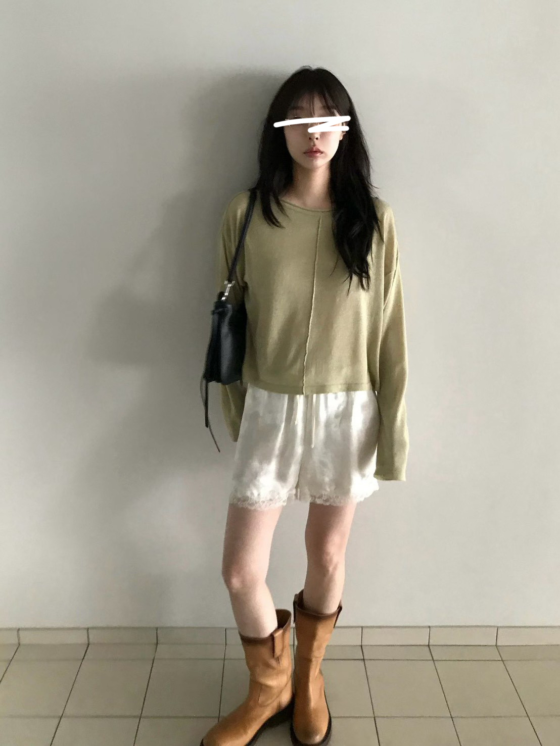 B88.小V家中心線卷邊薄針織