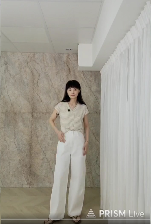 雅致V領排釦上衣