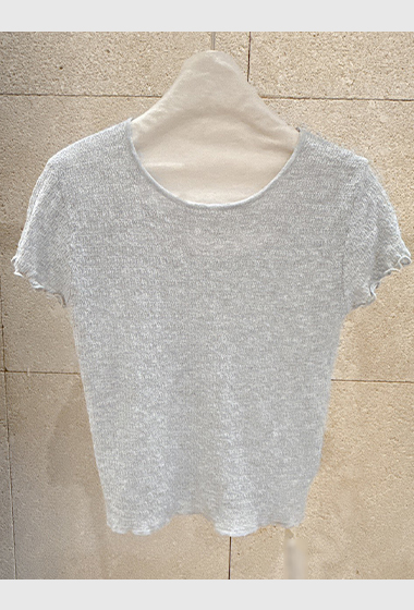 A19.清甜捲邊華夫格TEE