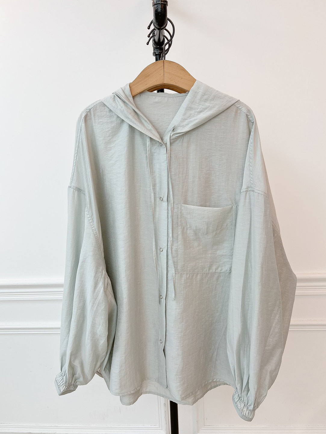 B22.防曬好幫手連帽襯衫外套
