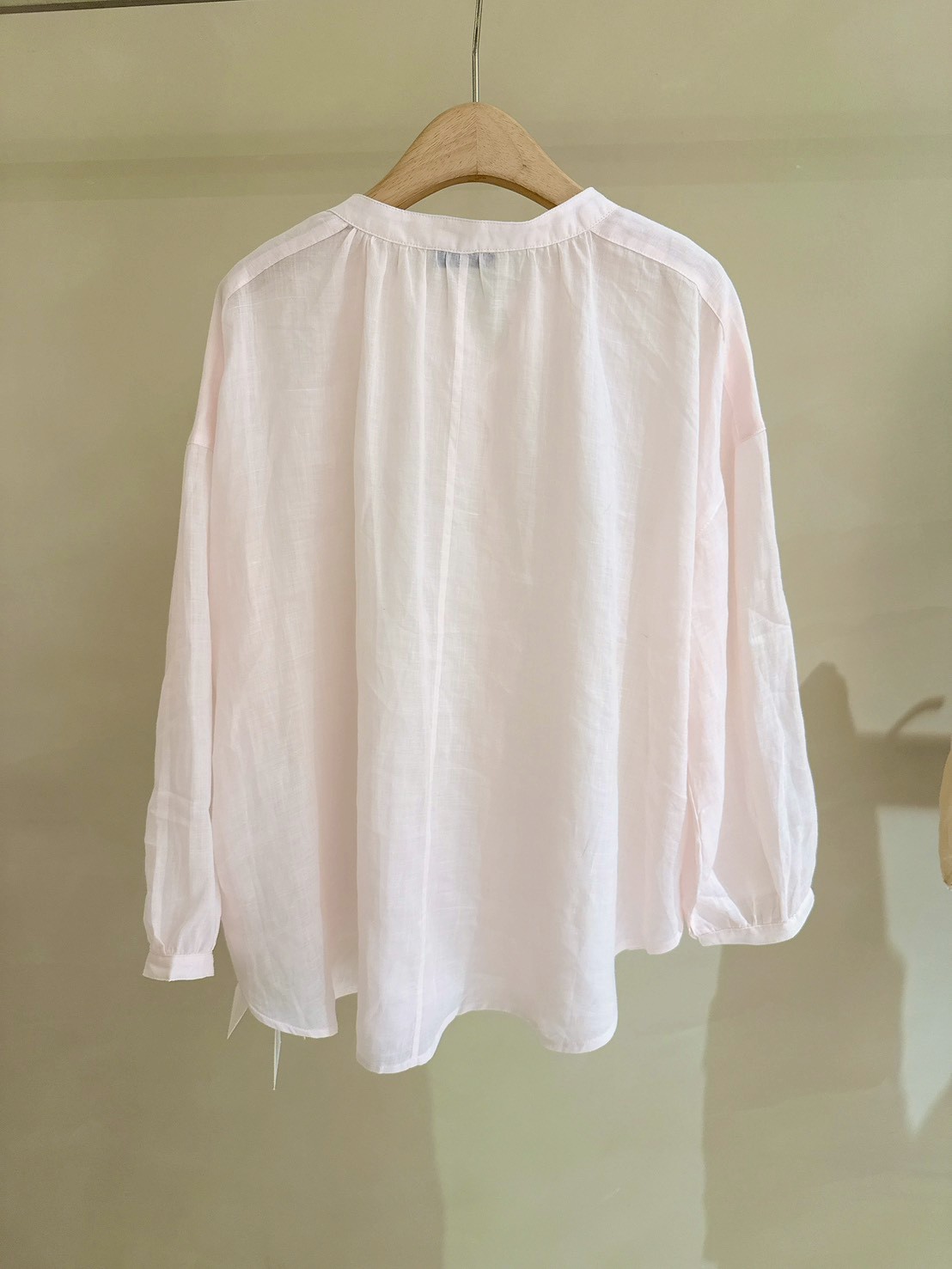 B15.初夏100%苧麻罩衫上衣