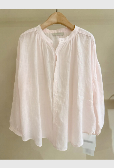 B15.初夏100%苧麻罩衫上衣