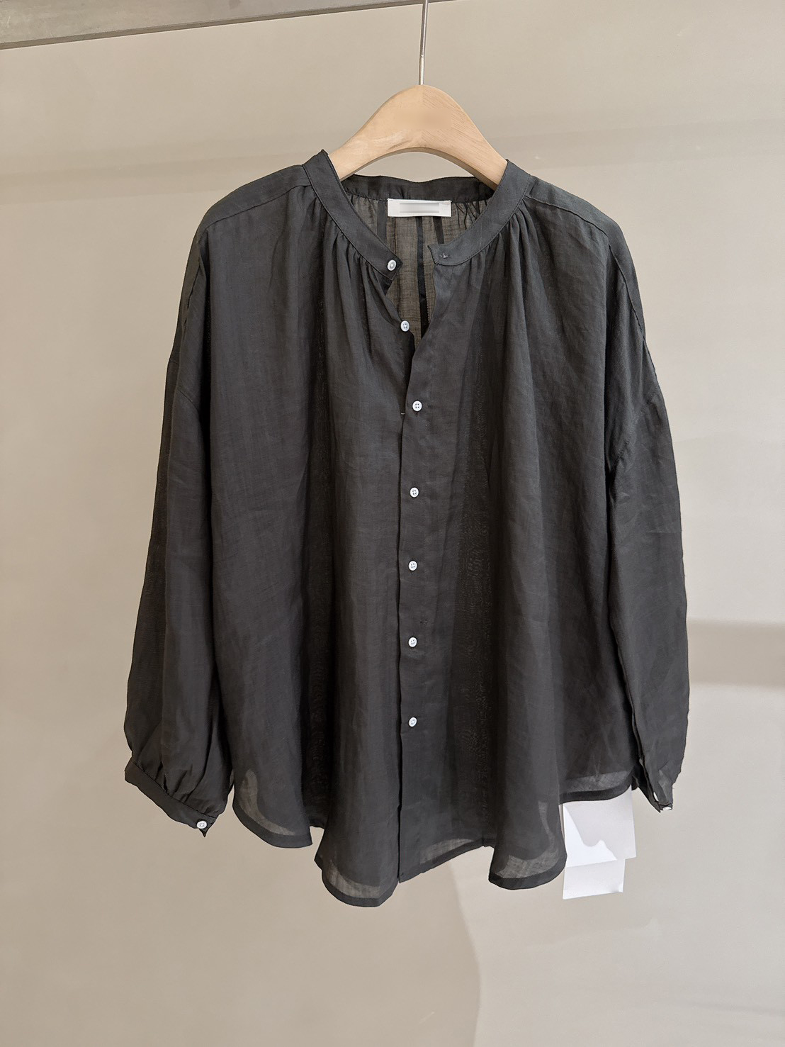 B15.初夏100%苧麻罩衫上衣