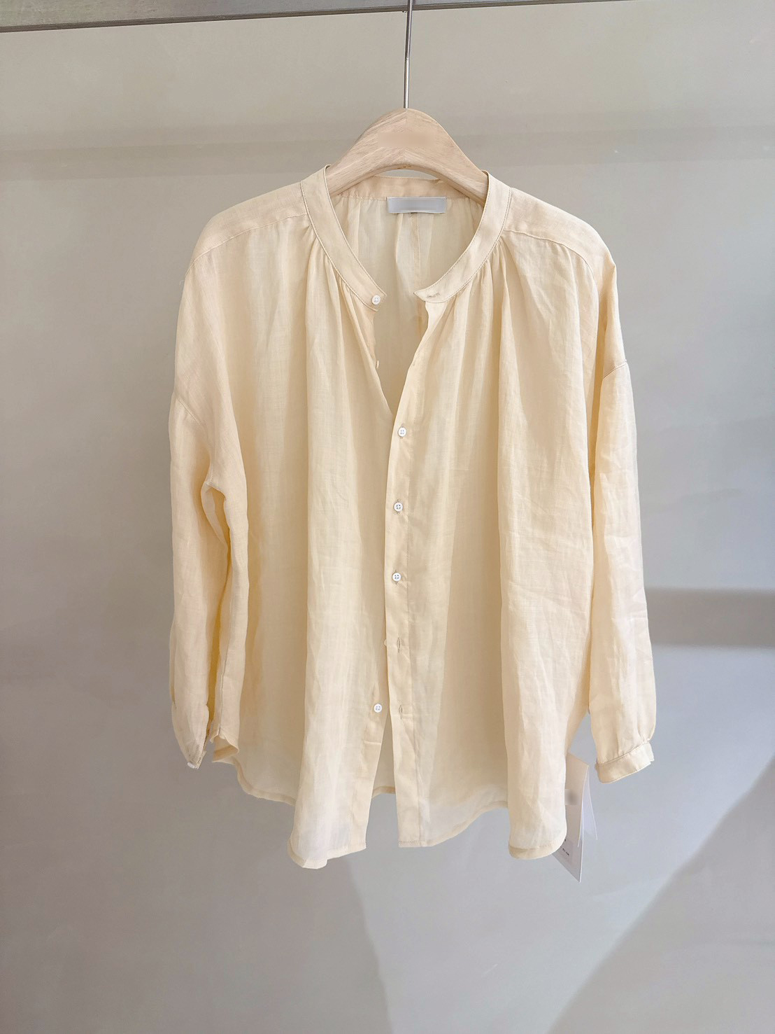 B15.初夏100%苧麻罩衫上衣