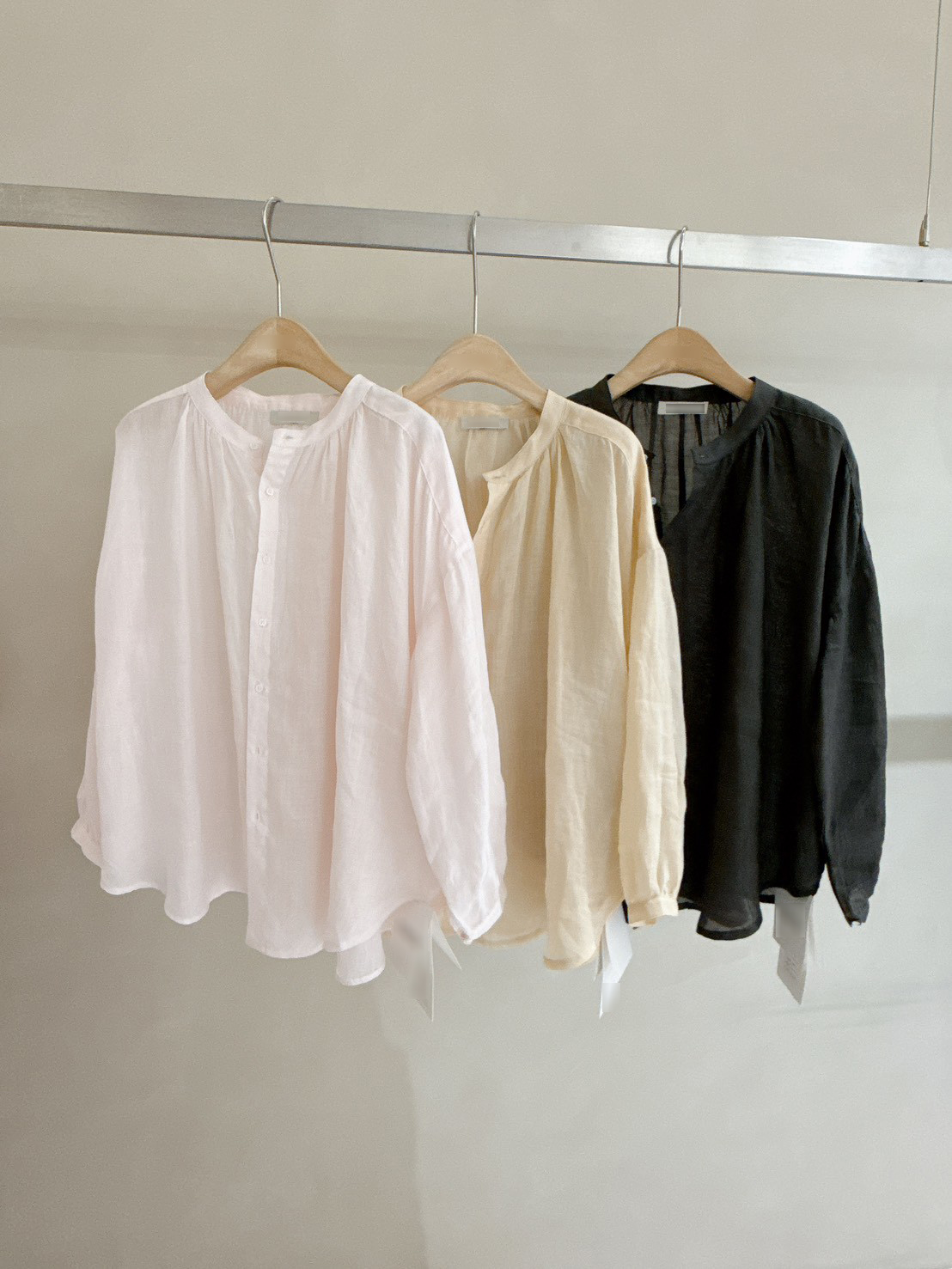 B15.初夏100%苧麻罩衫上衣