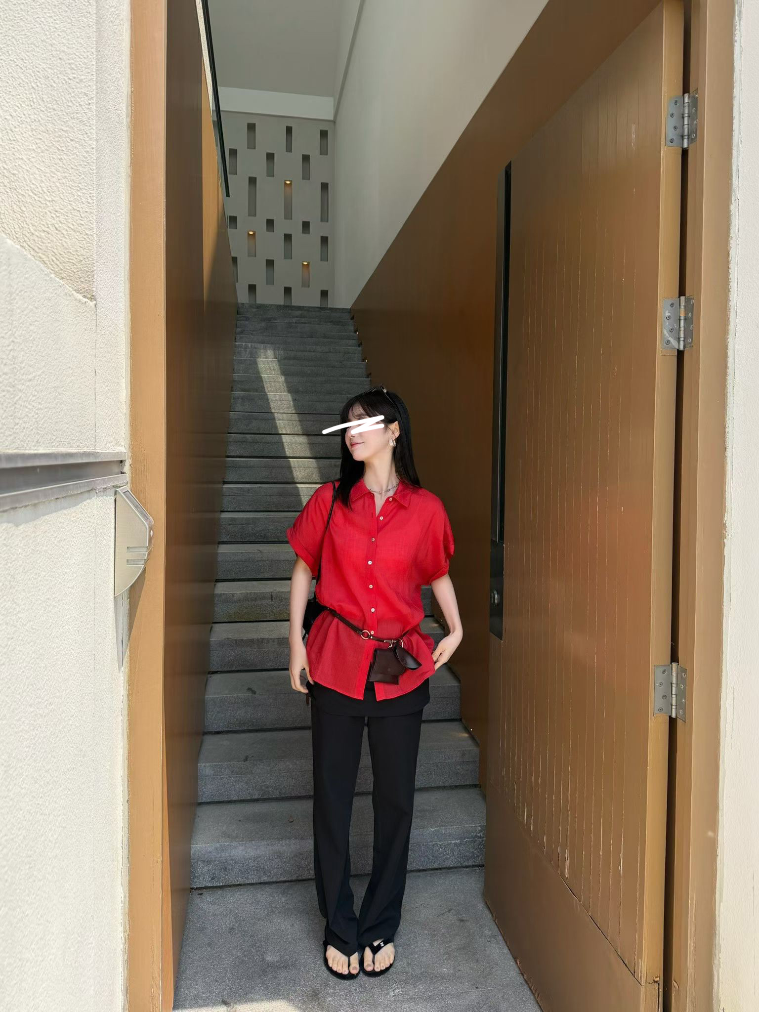 A27.亮彩天絲亞麻襯衫