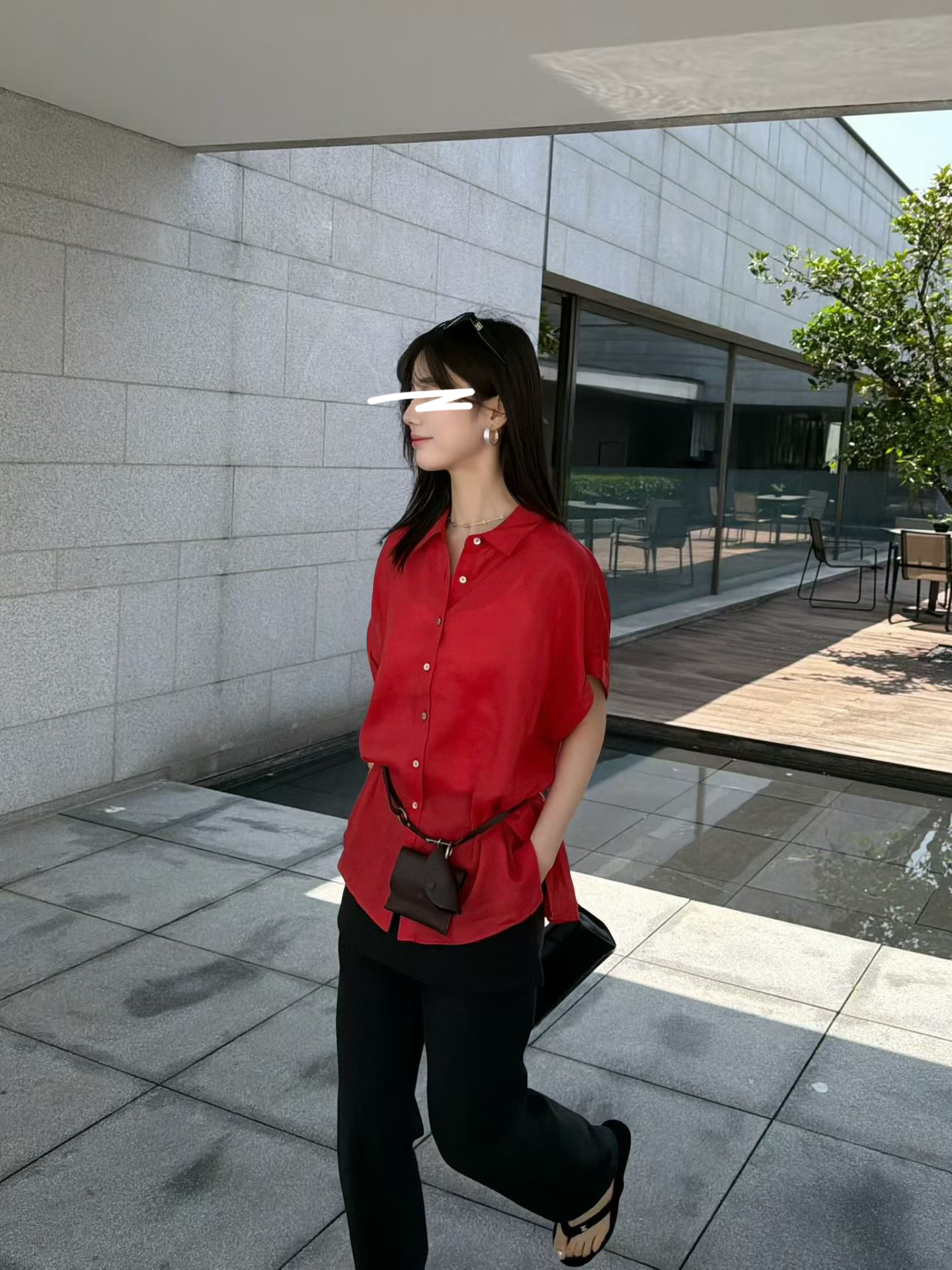 A27.亮彩天絲亞麻襯衫