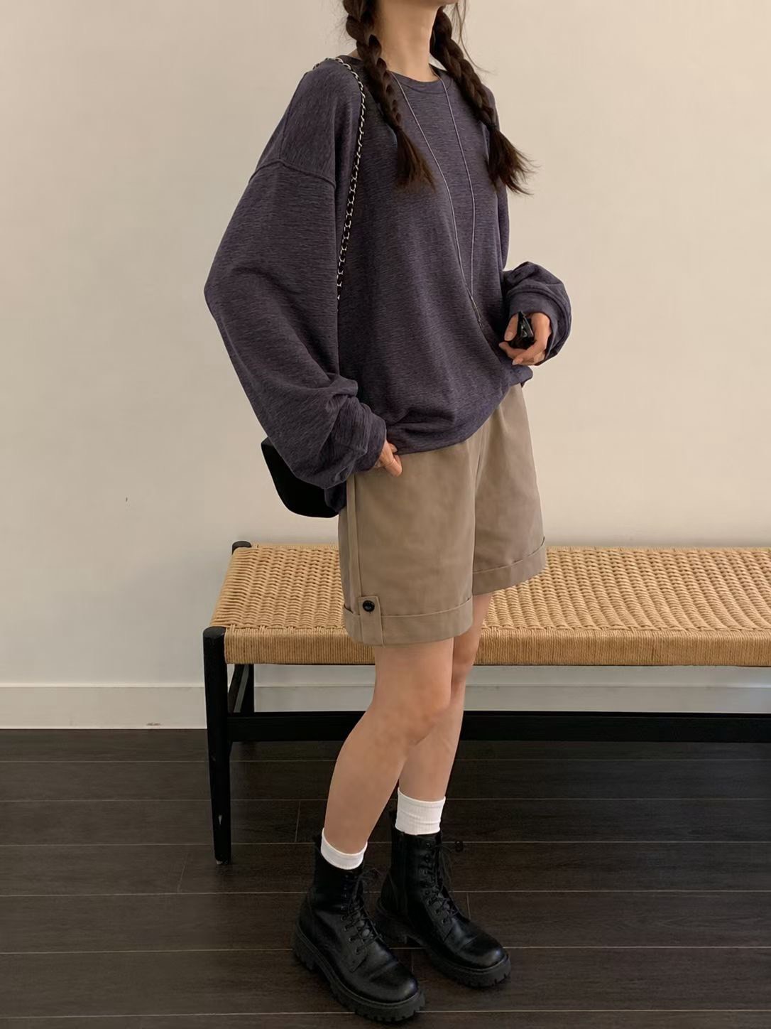 B59.輕鬆女孩圓領TEE