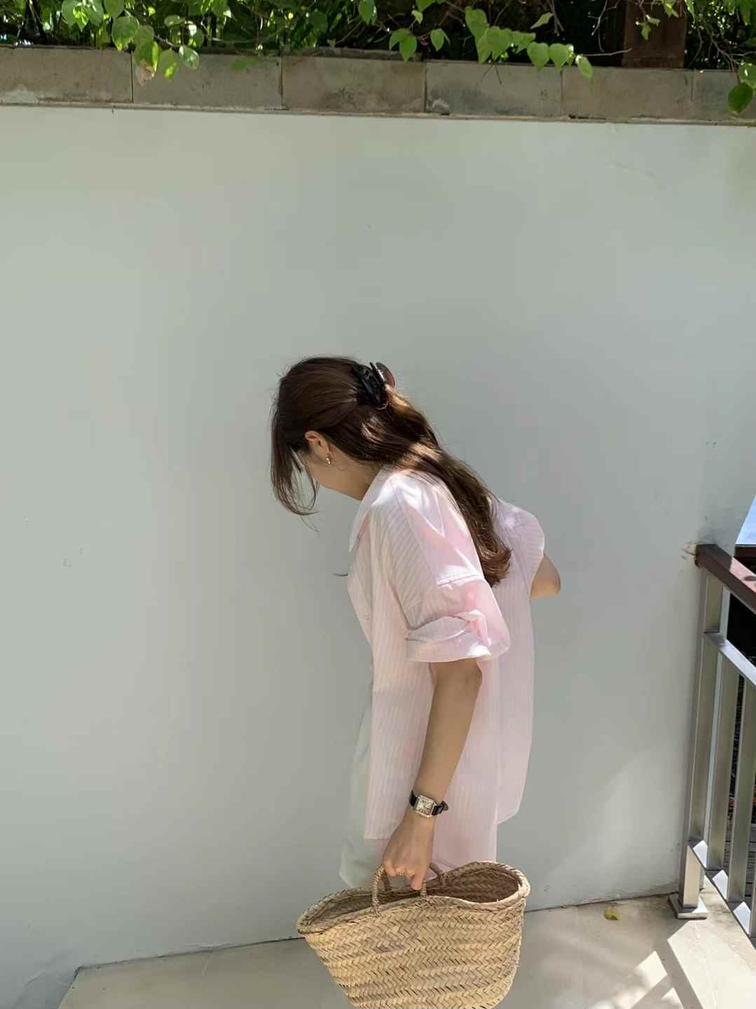 A113.顏值家粉嫩女孩襯衫