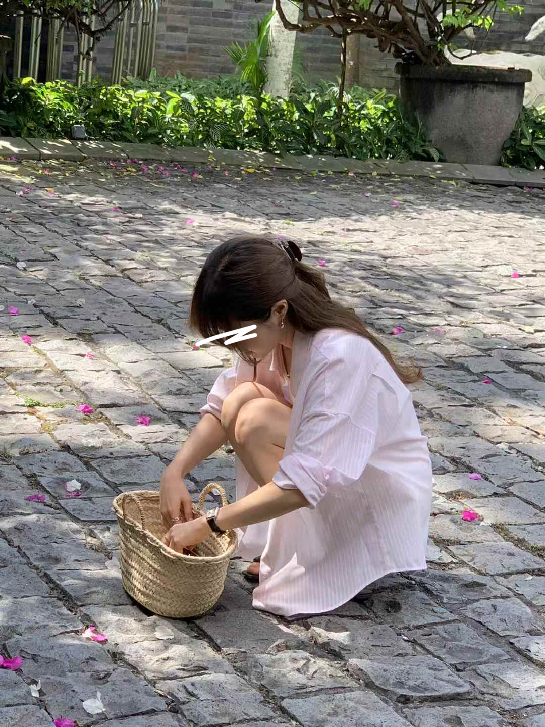A113.顏值家粉嫩女孩襯衫