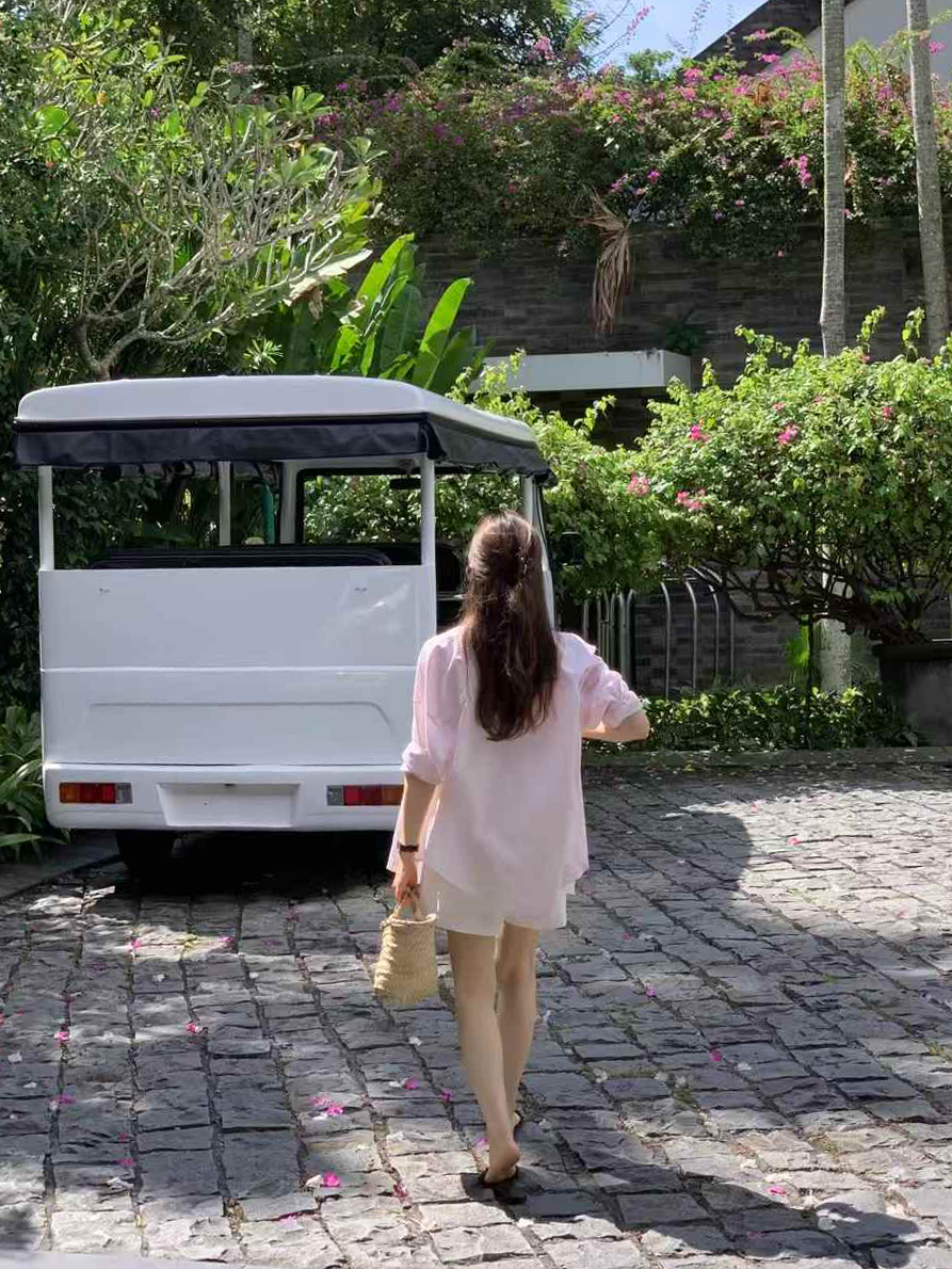 A113.顏值家粉嫩女孩襯衫