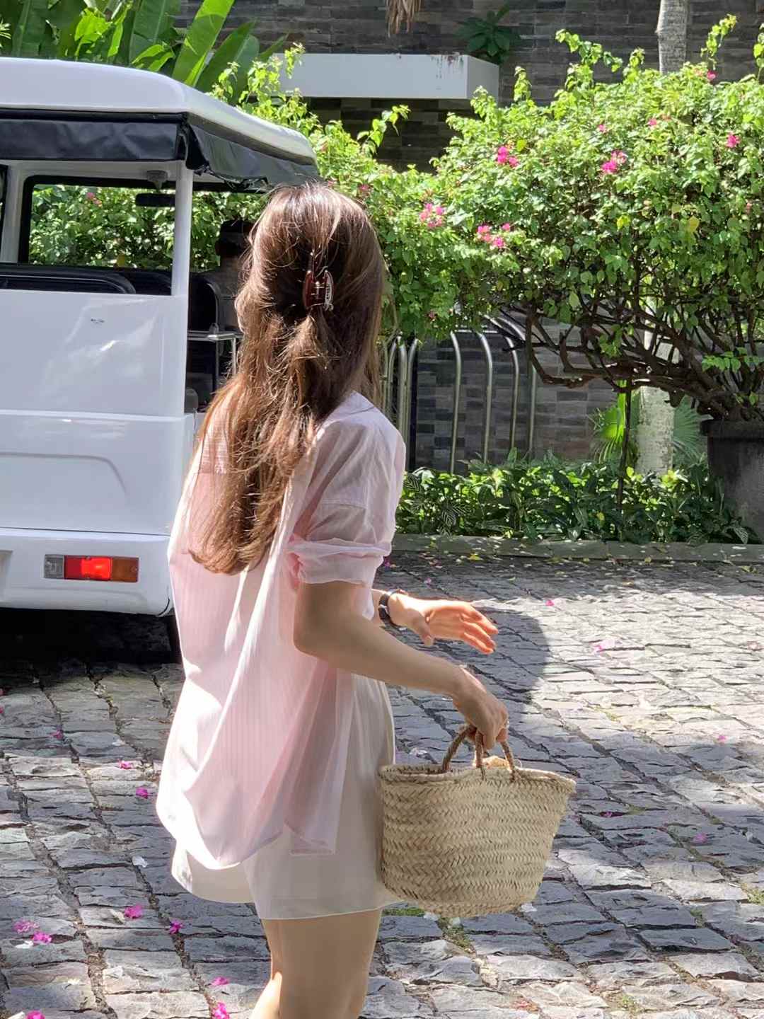 A113.顏值家粉嫩女孩襯衫