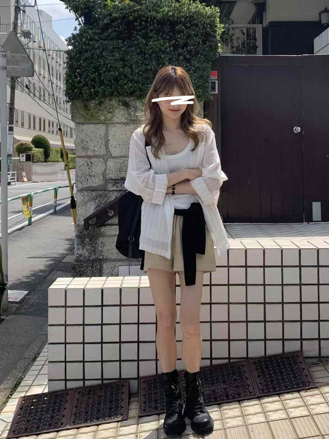 A132.休閒感線條口袋襯衫外套