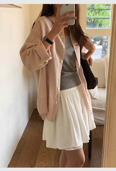 A43.知性女孩單口袋襯衫