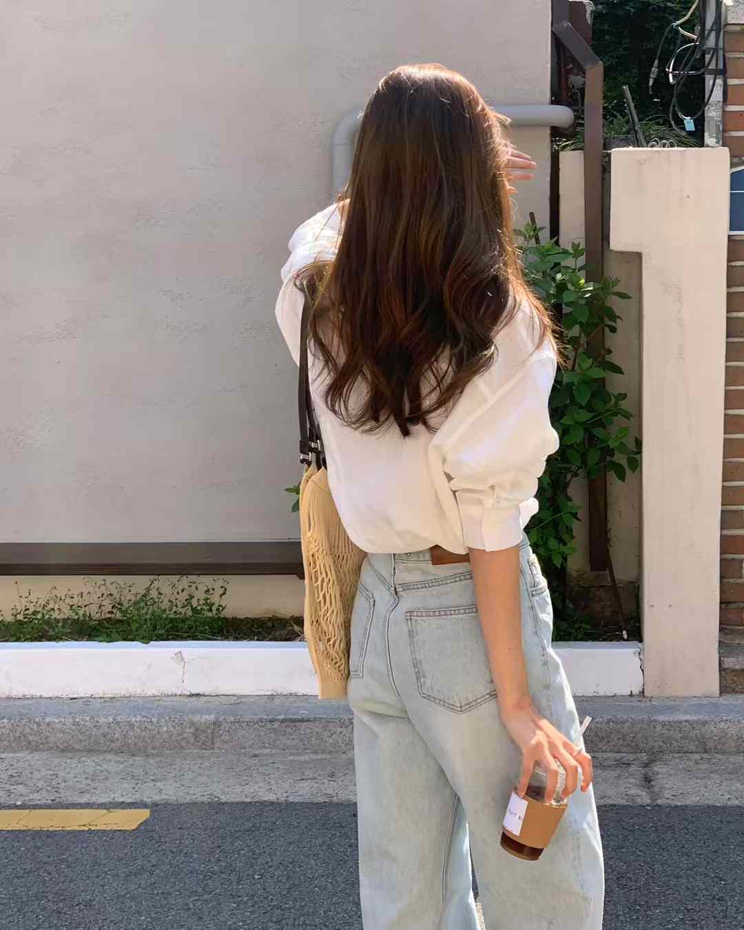 A43.知性女孩單口袋襯衫