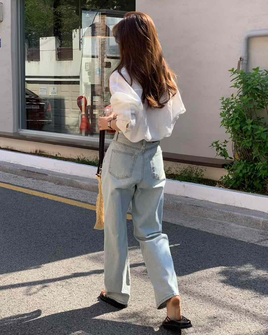 A43.知性女孩單口袋襯衫