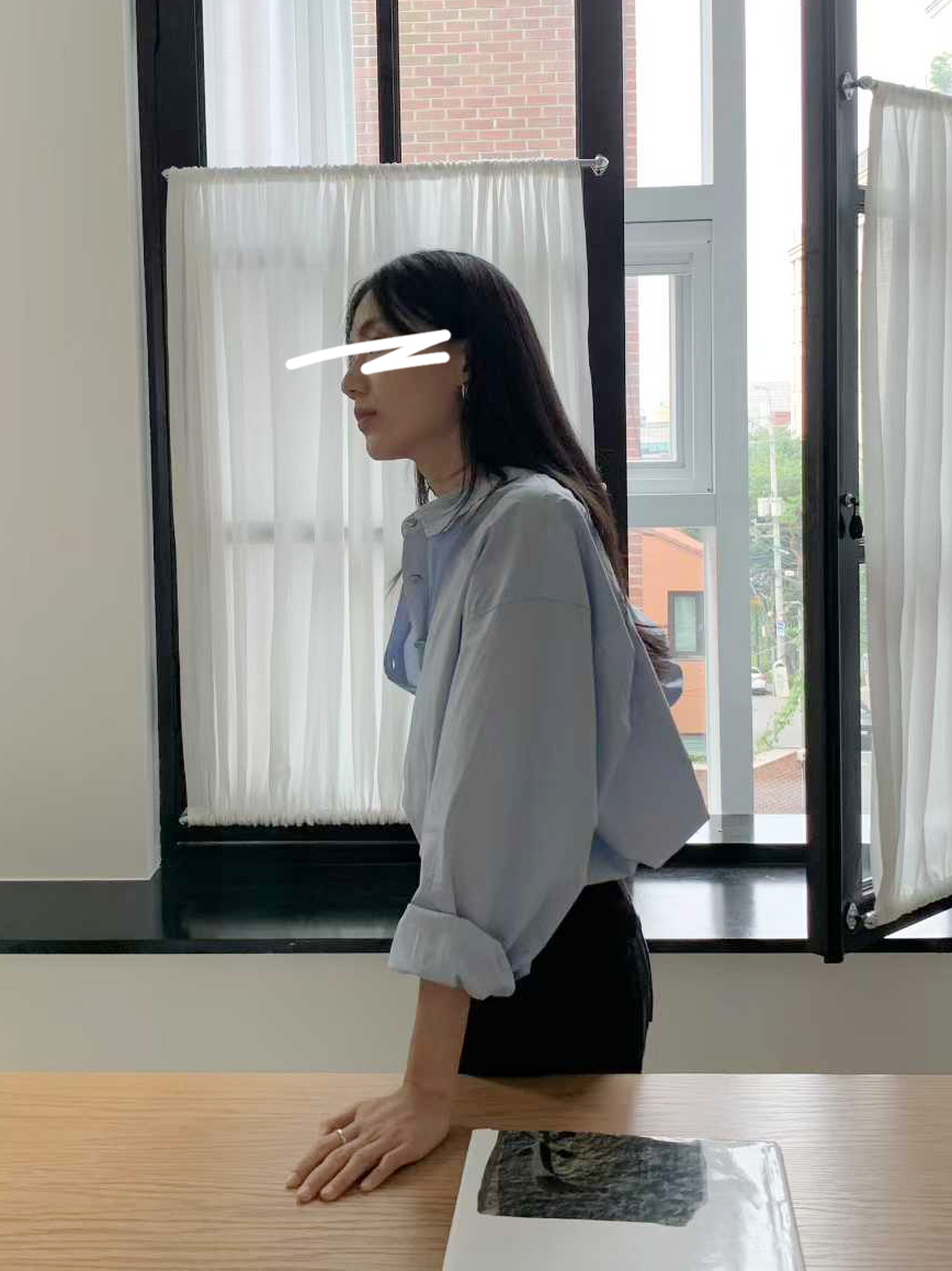 A72.清爽家莫蘭迪淡雅襯衫