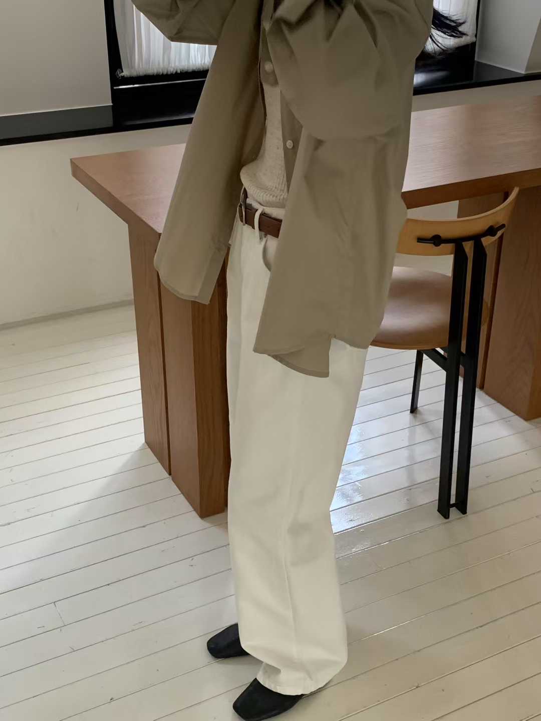 A72.清爽家莫蘭迪淡雅襯衫