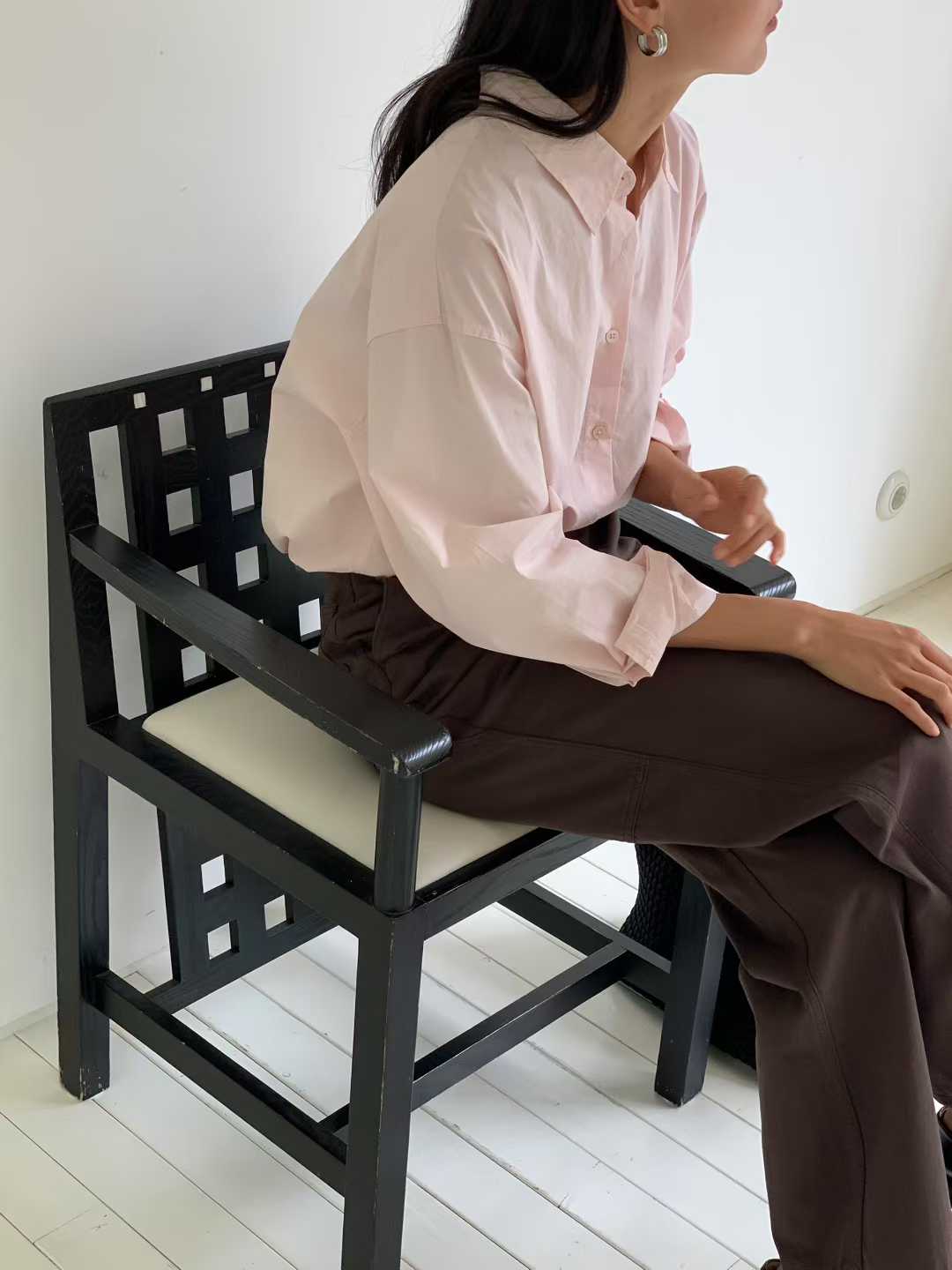 A72.清爽家莫蘭迪淡雅襯衫