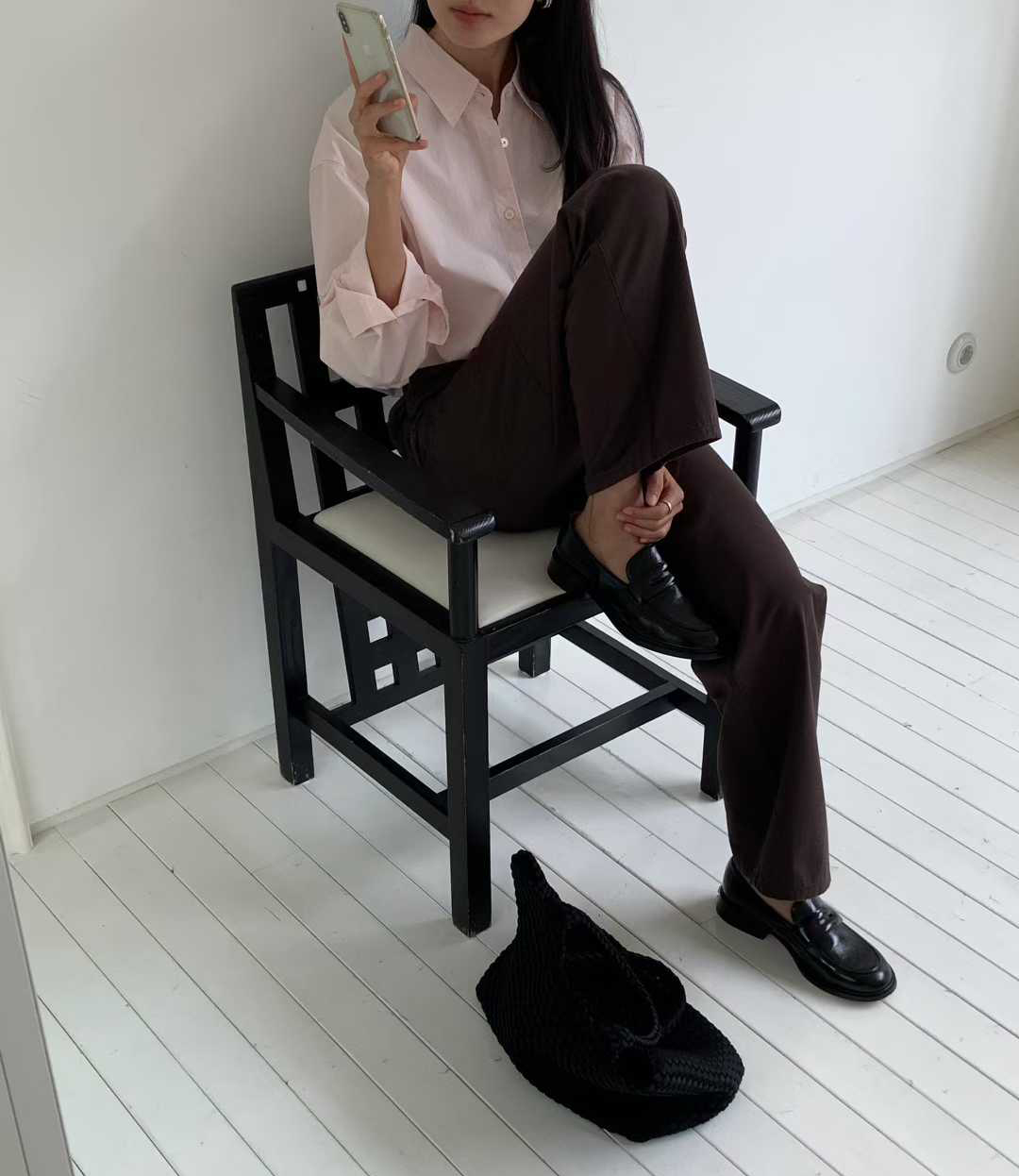 A72.清爽家莫蘭迪淡雅襯衫
