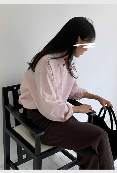 A72.清爽家莫蘭迪淡雅襯衫